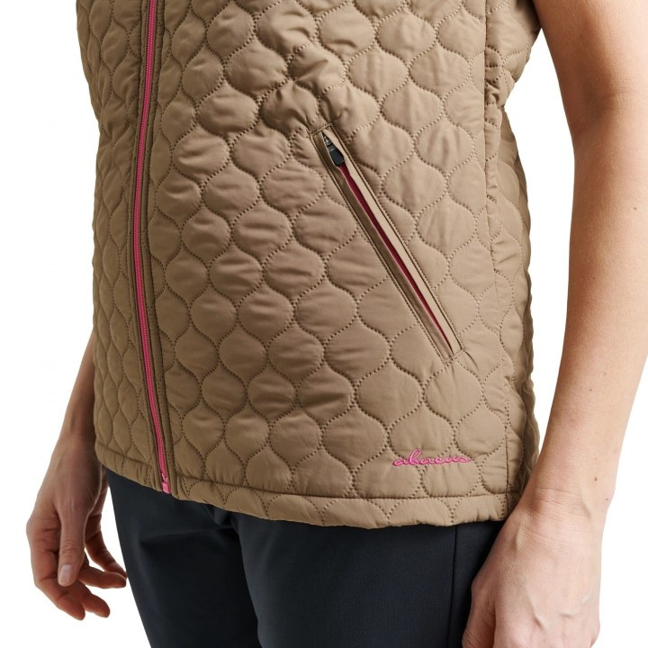 Abacus Lds Preston Pile Windvest - Nougat