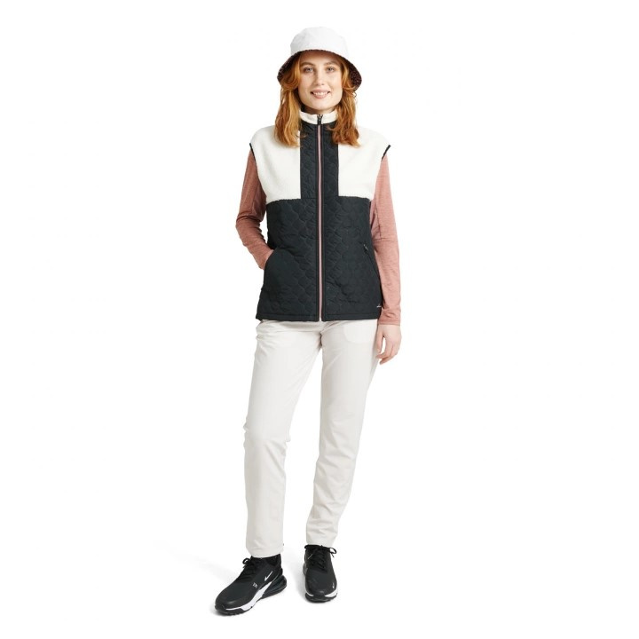 Abacus Lds Preston Pile Windvest - Black