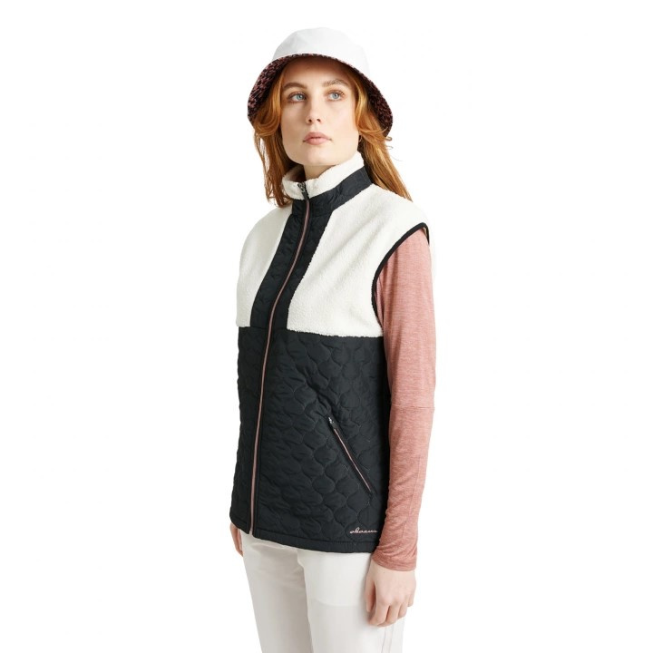 Abacus Lds Preston Pile Windvest - Black