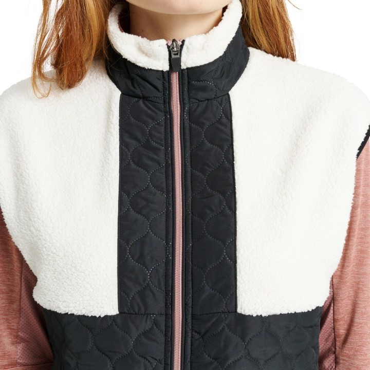 Abacus Lds Preston Pile Windvest - Black