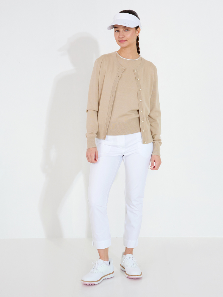 Abacus Lds Niblick Cardigan - Light Sand