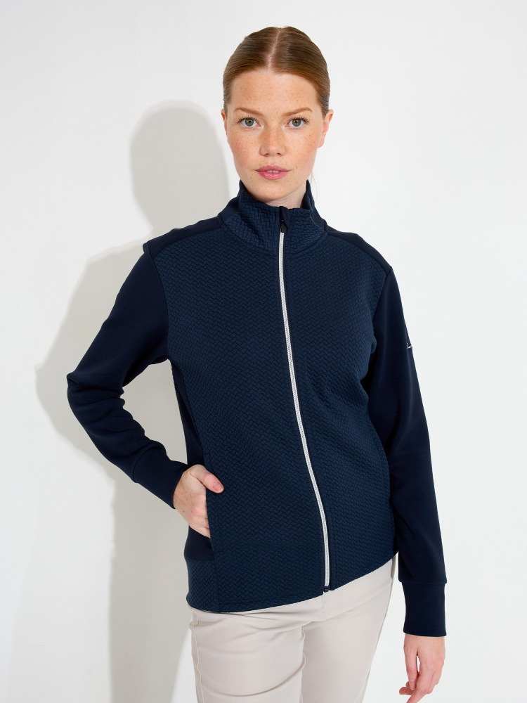 Abacus Lds Carden Midlayer Jacket - Navy
