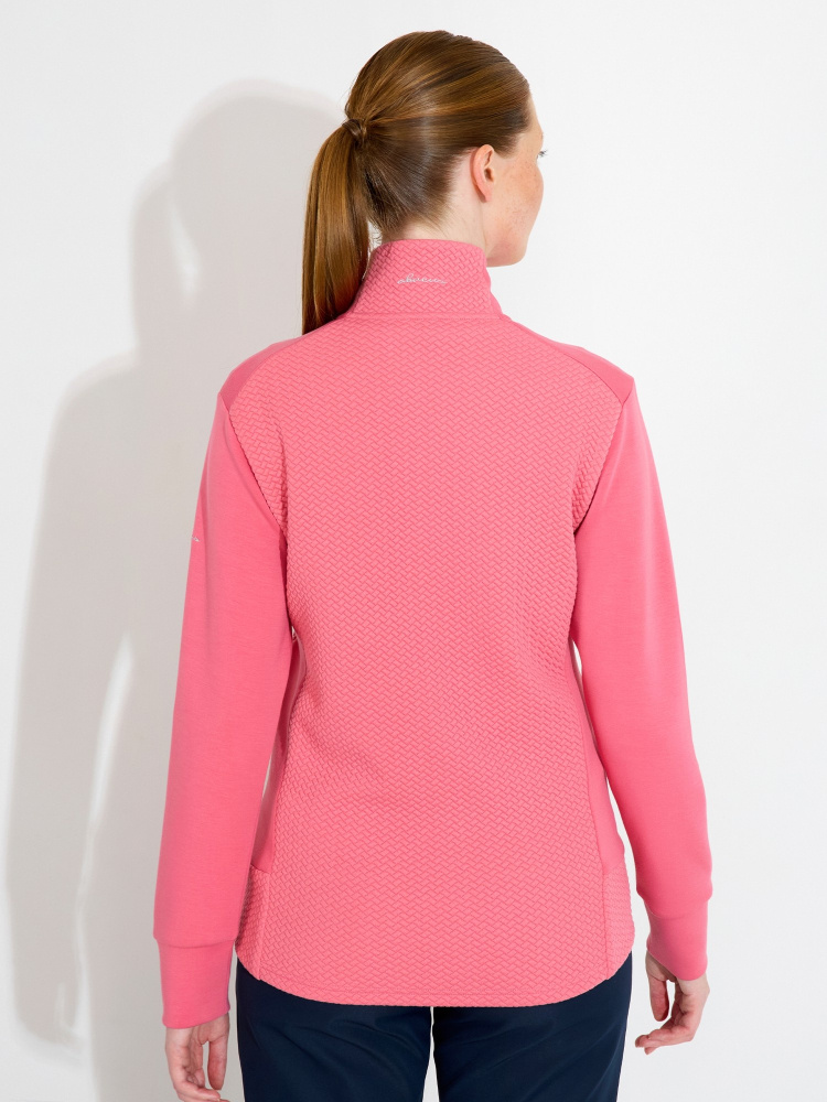 Abacus Lds Carden Midlayer Jacket - Lipstick