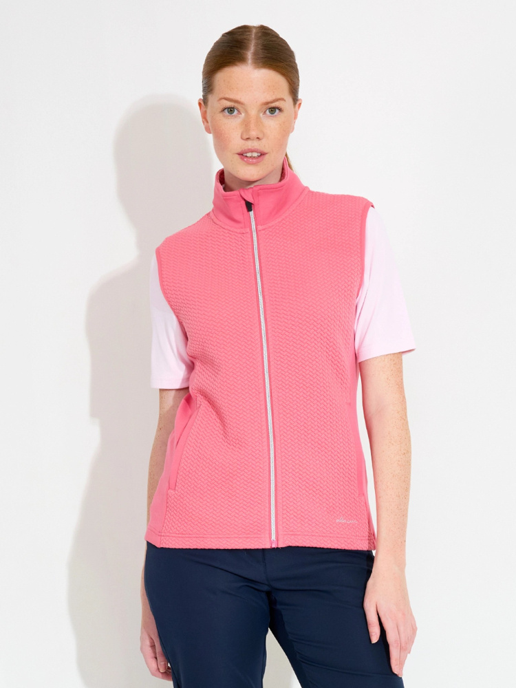 Abacus Lds Carden Midlayer Vest - Lipstick