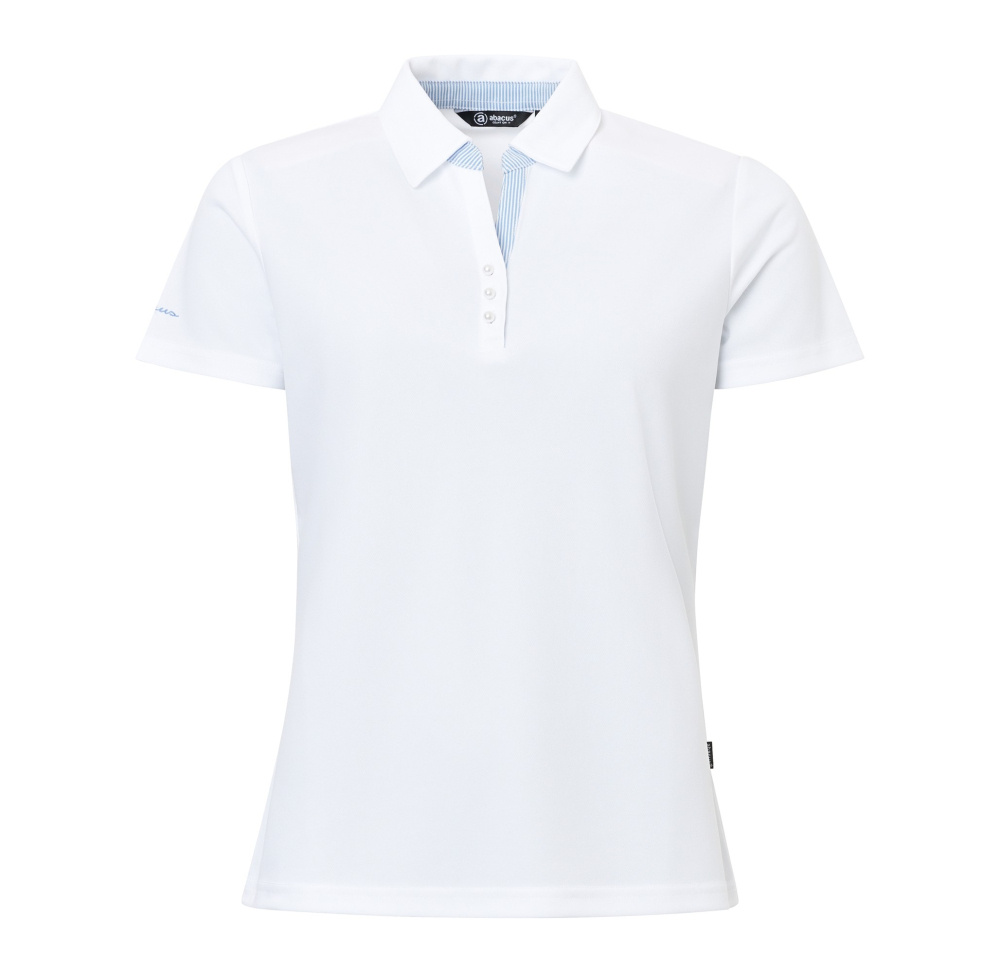 Abacus Lds Bovey Drycool Polo - White