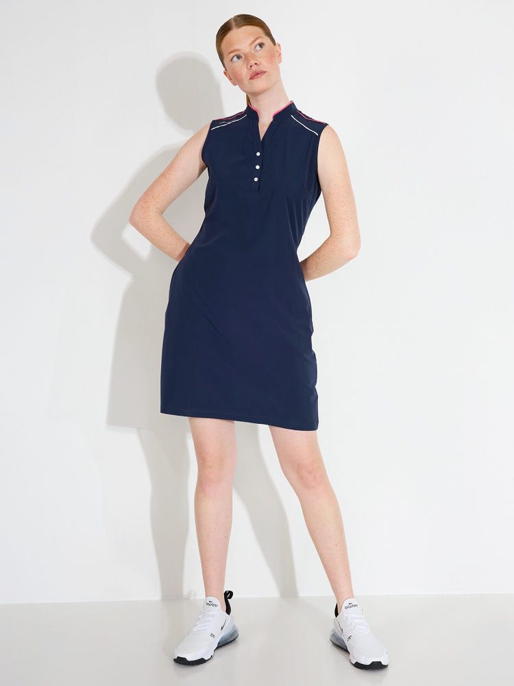 Abacus Lds Manga Dress - Navy 