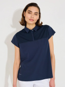 Abacus Lds Manga Loosefit Cupsleeve - Navy Abacus Lds Manga Loosefit Cupsleeve - Navy