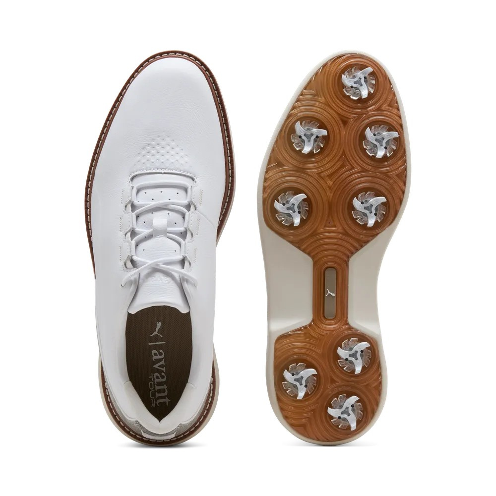 Puma Mens Avant Tour - White/Brown Mushroom