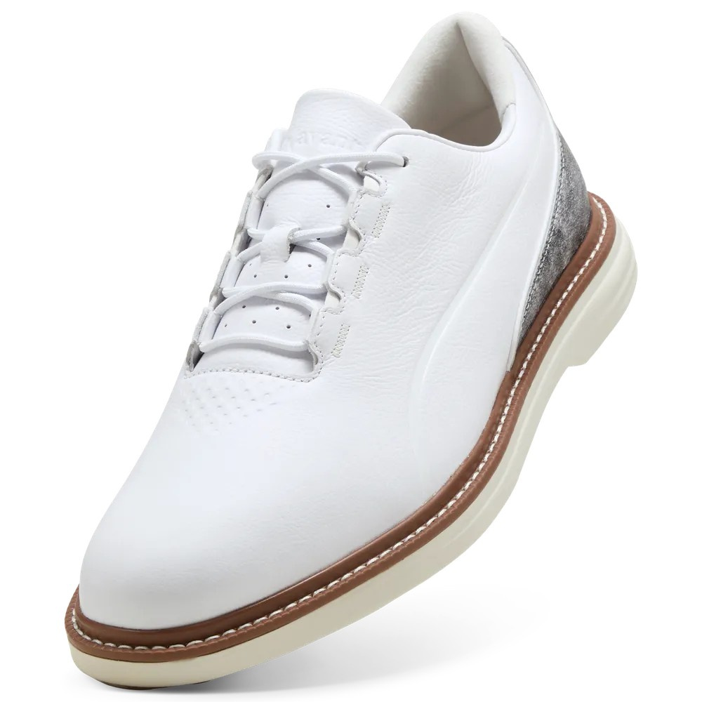 Puma Mens Avant Tour - White/Brown Mushroom