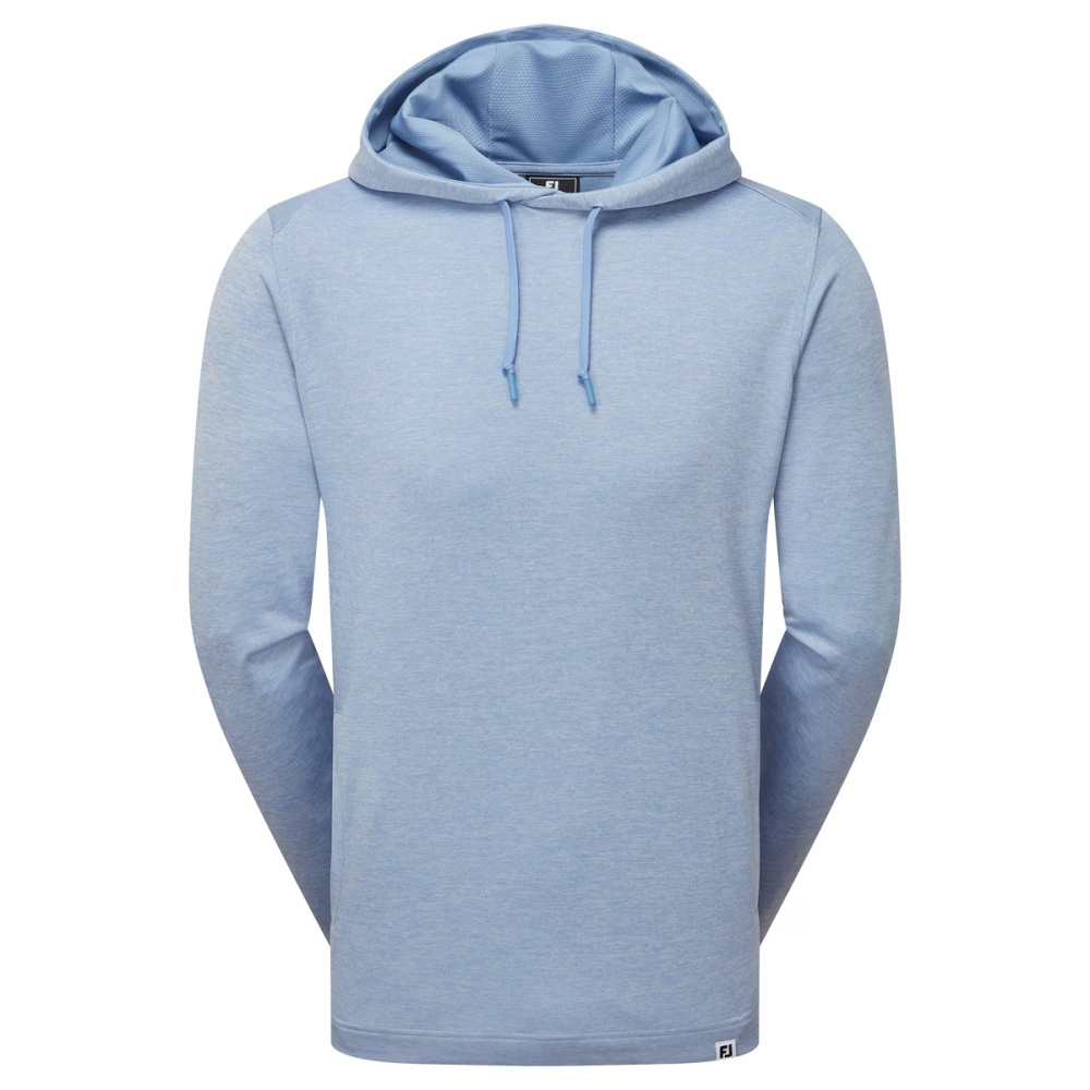 Footjoy Mens Lightweight Hoodie - Heather Blue Jay
