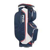 Ping Traverse Cartbag 25 - Navy/White/Red Ping Traverse Cartbag 25 - Navy/White/Red