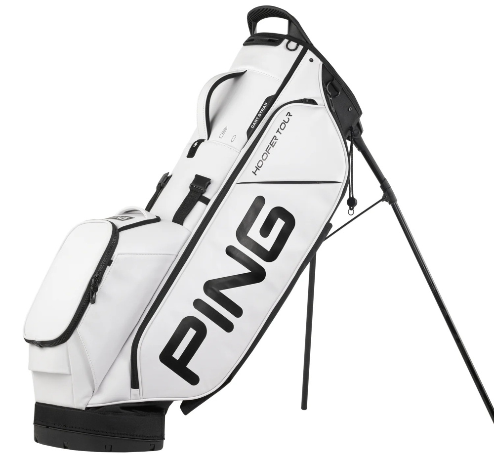 Ping Hoofer Tour Standbag - White/Black