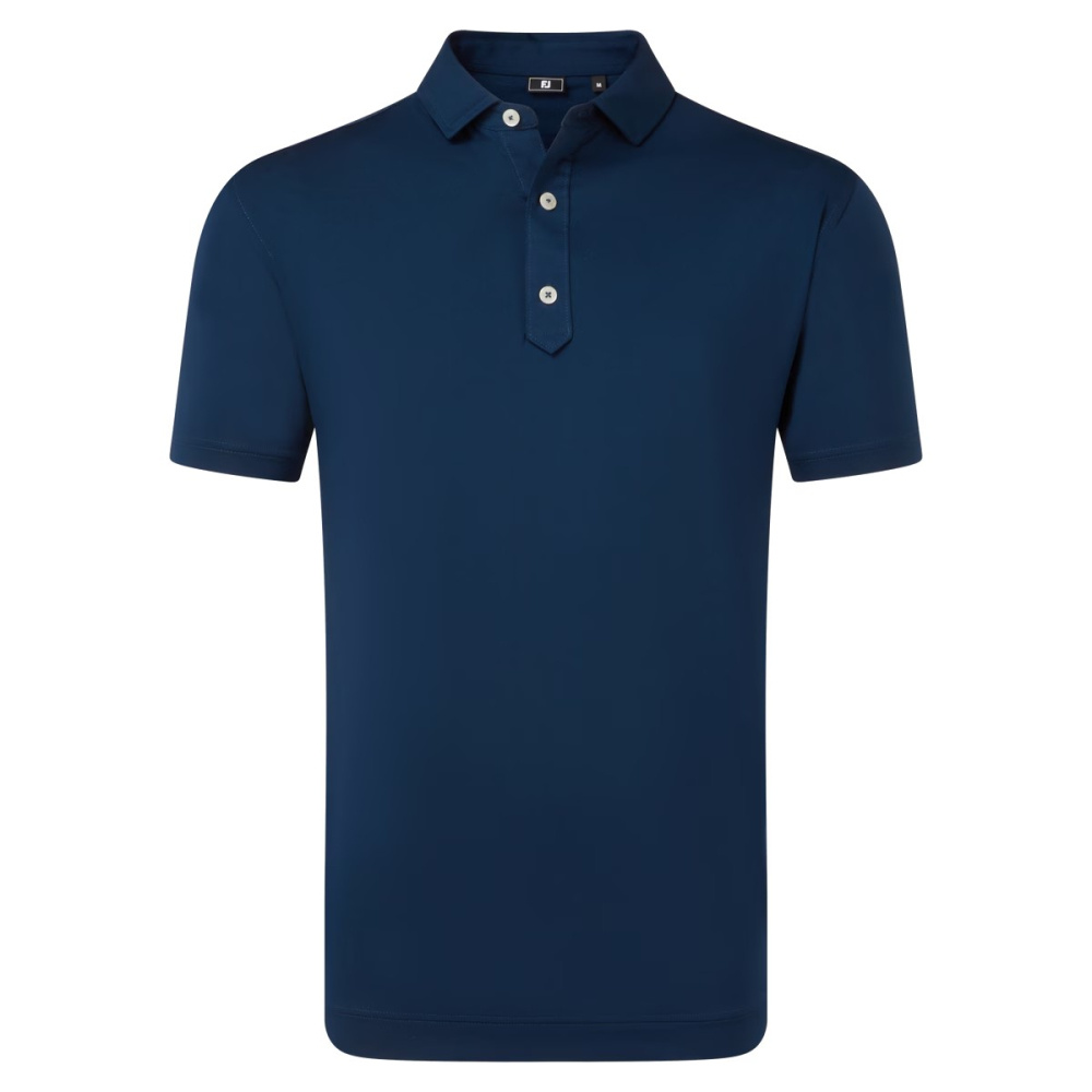 Footjoy Mens Lisle Solid Polo - Navy