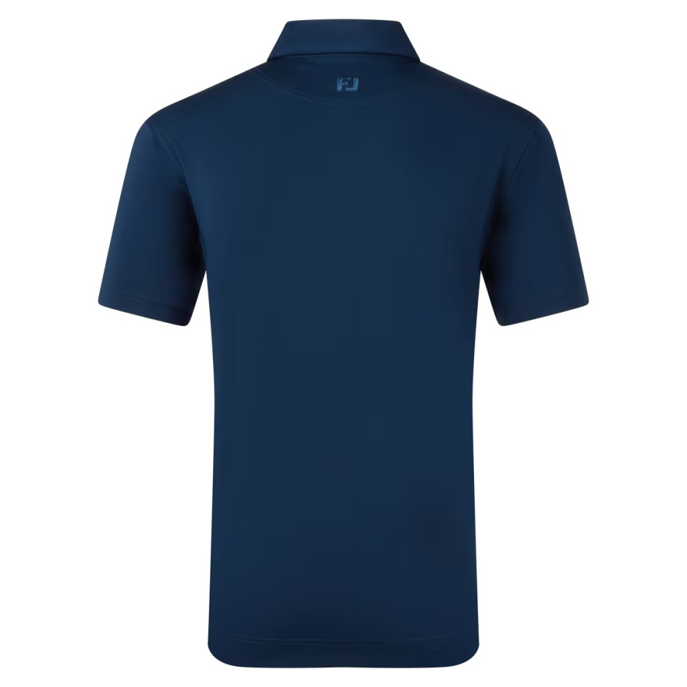 Footjoy Mens Lisle Solid Polo - Navy