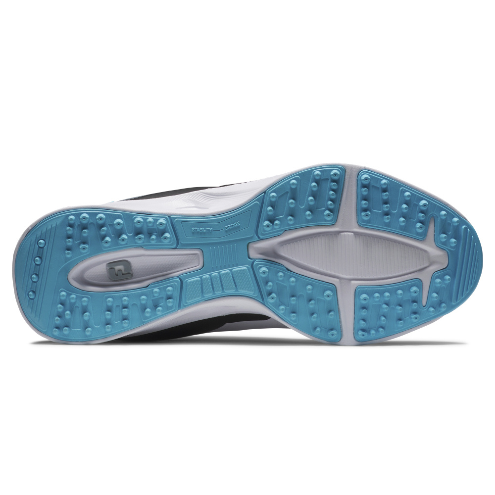 Footjoy Junior Fuel - White/Black/Blue