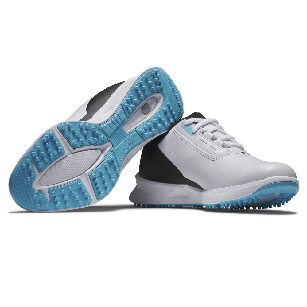 Footjoy Junior Fuel - White/Black/Blue