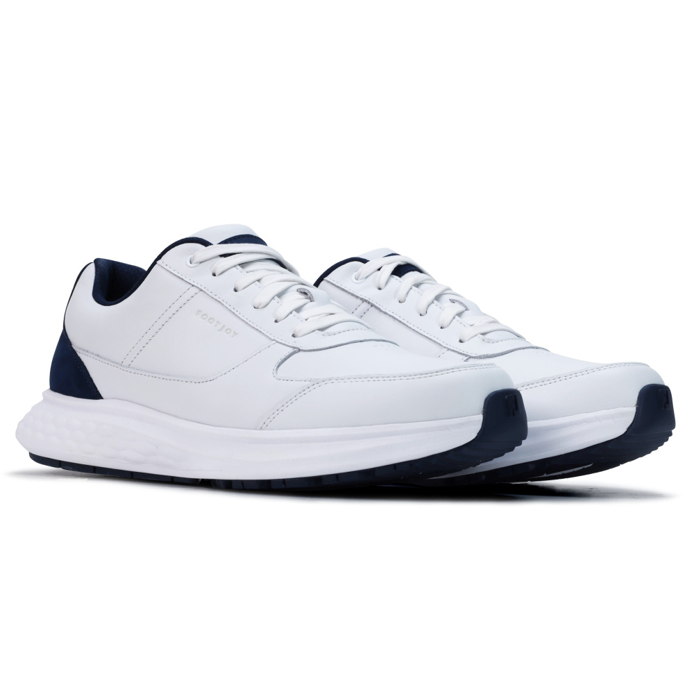 Footjoy Mens FJ Hampton - White/Navy