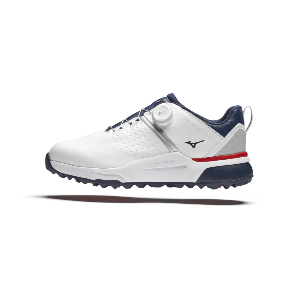 Mizuno Mens Hazard Energy Boa - White/Dress Blues