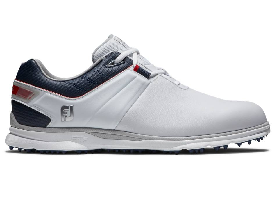Footjoy Mens Pro SL Medium - White/Navy/Red