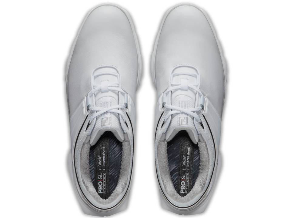 Footjoy Mens Pro SL Carbon Wide - White/Black