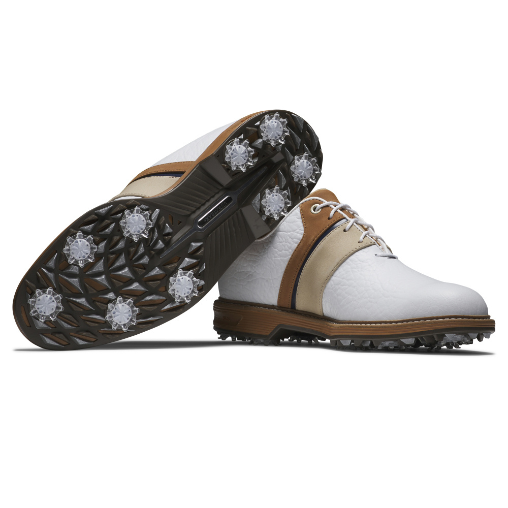 Footjoy Mens Premiere Series Packard LX Medium - White/Blue/Brown