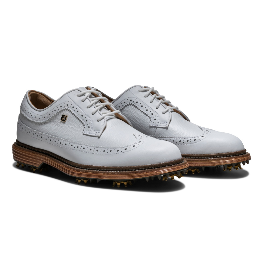 Footjoy Mens Premiere Series Marquis - White/Brown