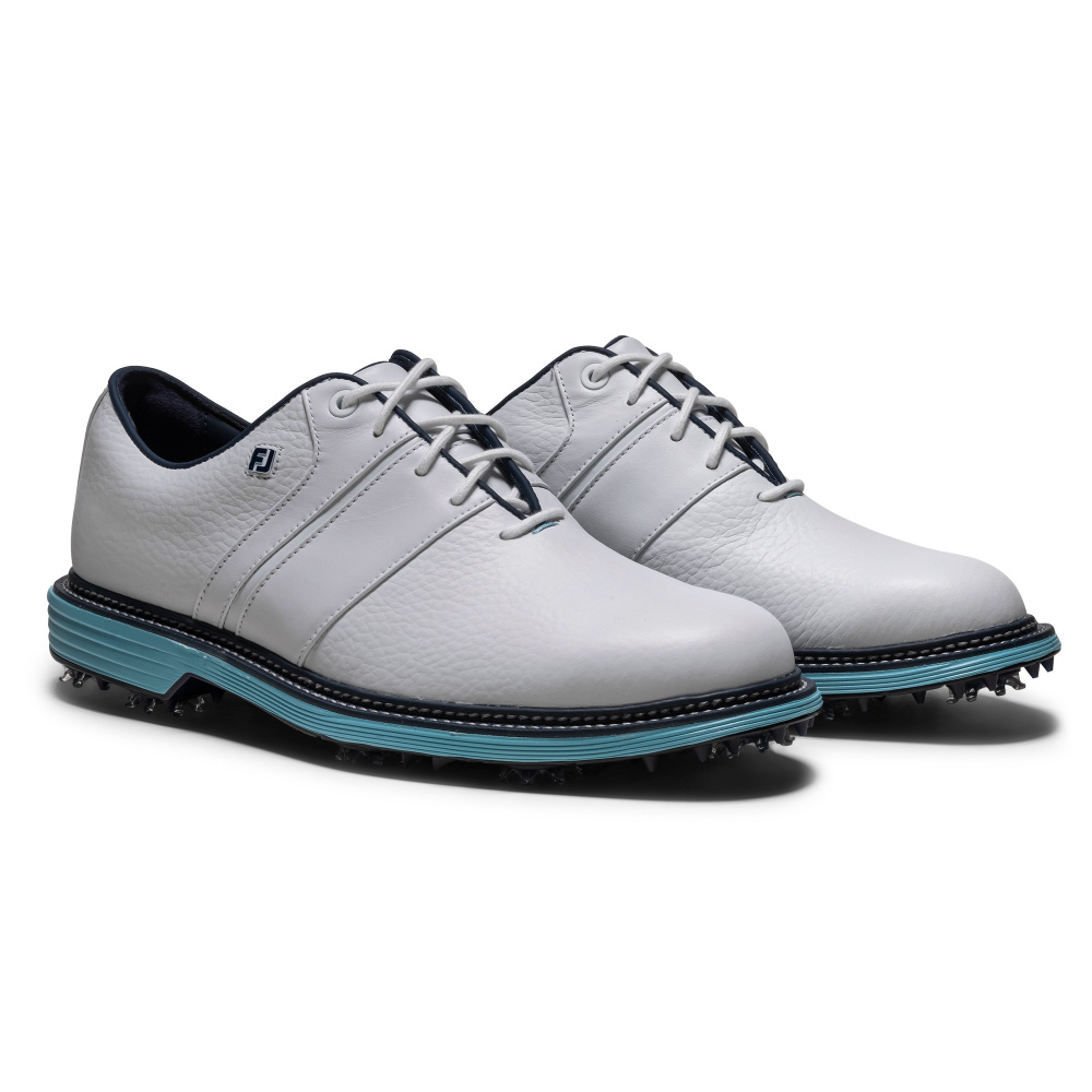 Footjoy Mens Premiere Series Packard - White/Navy/Blue
