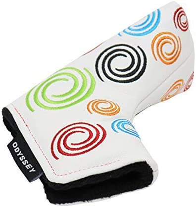 Odyssey Limited Edition Tour Swirl Leather Blade Putter Headcover - White