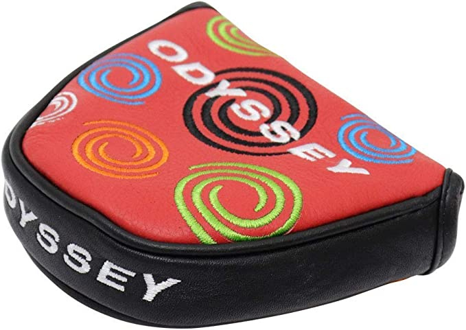 Odyssey Limited Edition Tour Swirl Leather Mallet Putter Headcover - Red