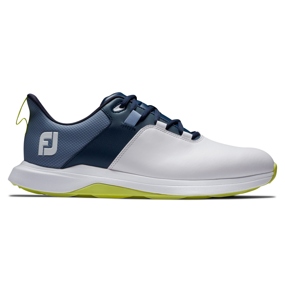 Footjoy Mens Prolite Medium - White/Navy/Lime 