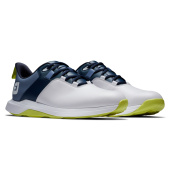 Footjoy Mens Prolite Medium - White/Navy/Lime Footjoy Mens Prolite Medium - White/Navy/Lime
