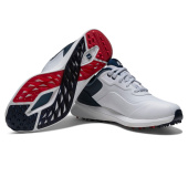 Footjoy Mens Pro SL - White/Blue/Red Footjoy Mens Pro SL - White/Blue/Red