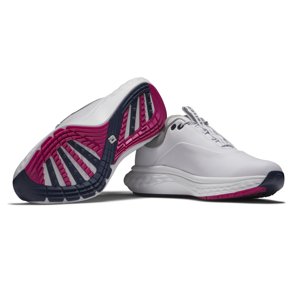 Footjoy Mens Quantum Medium - White/Blue/Pink