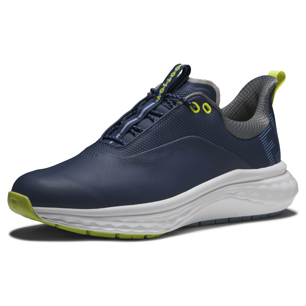 Footjoy Mens Quantum Wide - Navy/White/Lime
