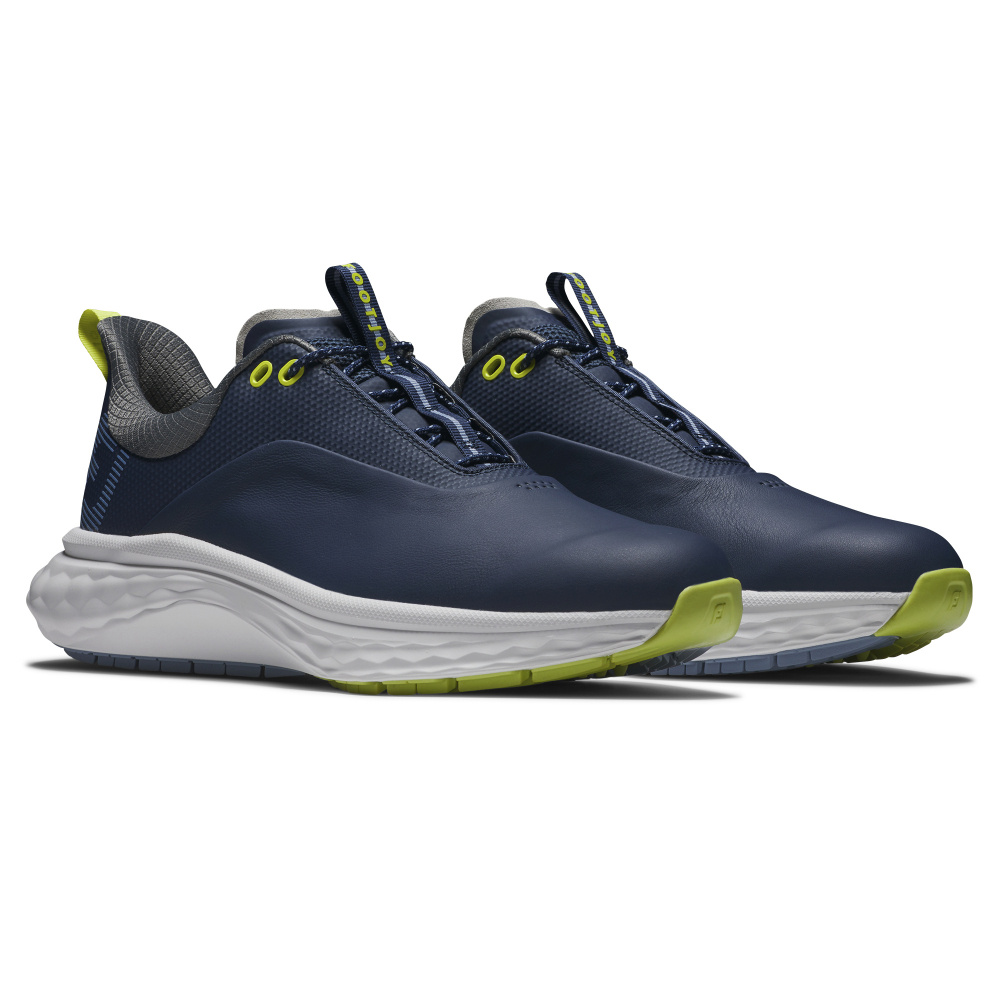 Footjoy Mens Quantum Wide - Navy/White/Lime