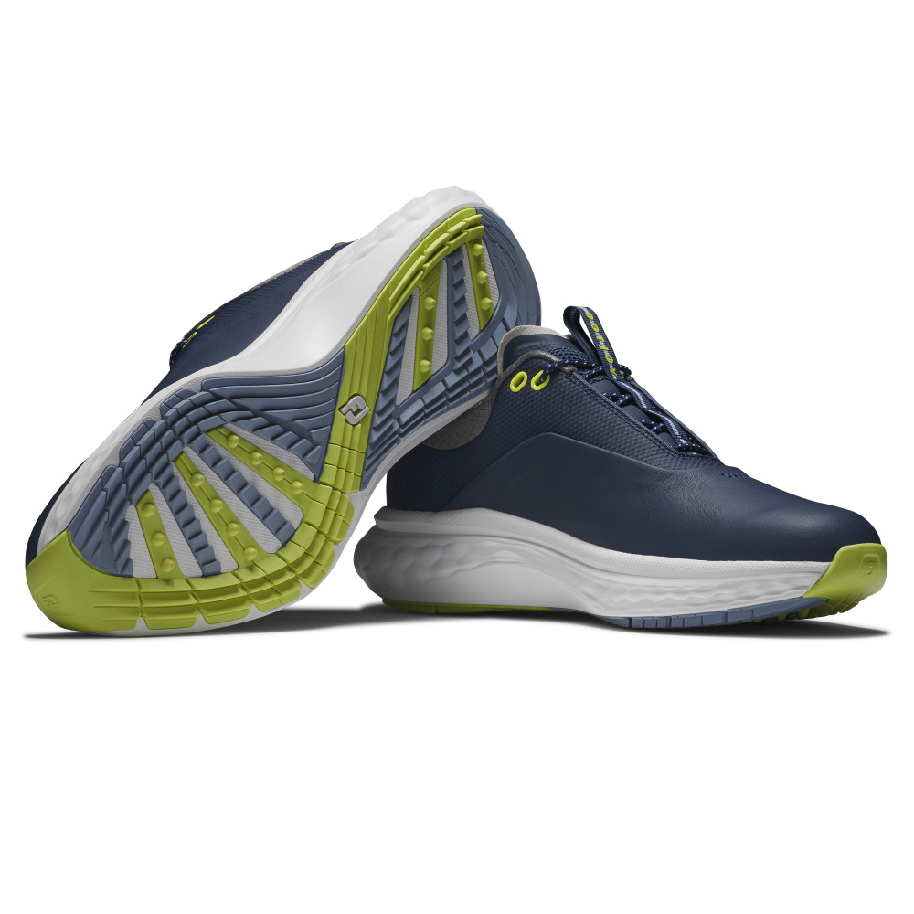 Footjoy Mens Quantum Wide - Navy/White/Lime