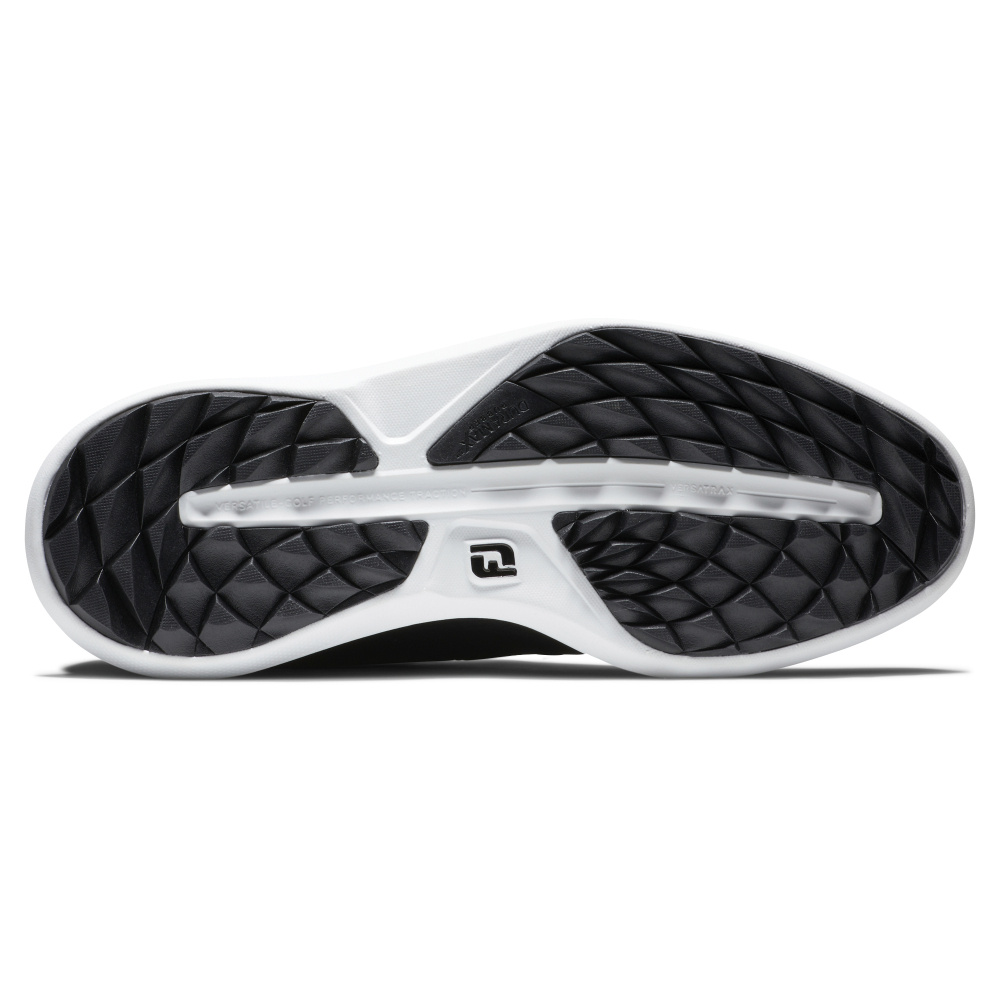 Footjoy Mens Traditions Spikeless Blucher - Black/Grey/White