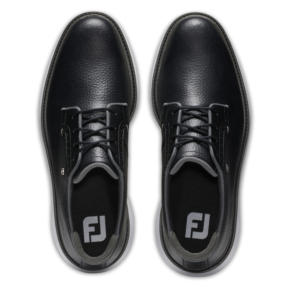 Footjoy Mens Traditions Spikeless Blucher - Black/Grey/White