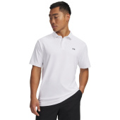 Under Armour Mens T2G Pique Polo - White/Black Under Armour Mens T2G Pique Polo - White/Black