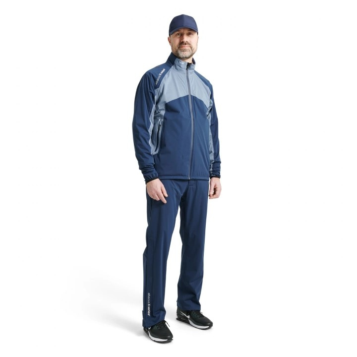 Abacus Mens Pitch 37.5 Rain Jacket - Dusty Blue