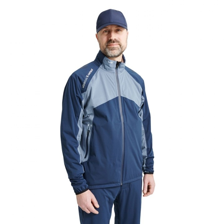Abacus Mens Pitch 37.5 Rain Jacket - Dusty Blue