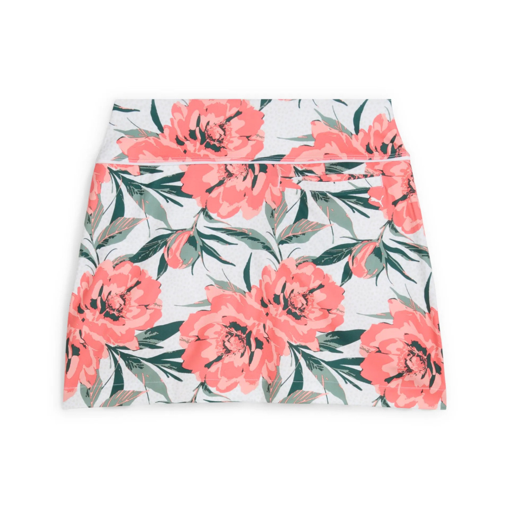 Puma Womens Blake Knit Beautiful Game Skirt - White Glow/Peach Frost