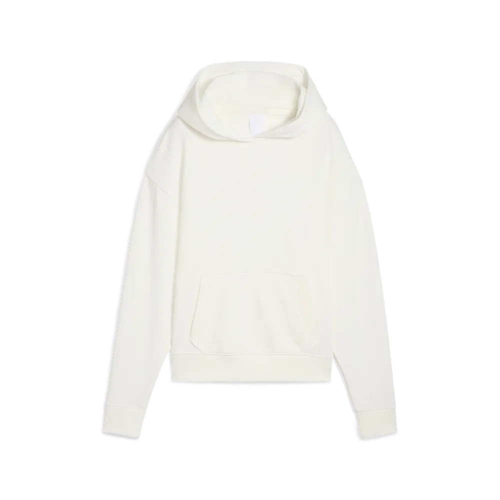 Puma Womens Cloudspun Fleece Hoodie - Warm White