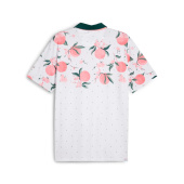 Puma Mens MATTR Freshly Picked Polo - White Glow/Pink Fruit Puma Mens MATTR Freshly Picked Polo - White Glow/Pink Fruit