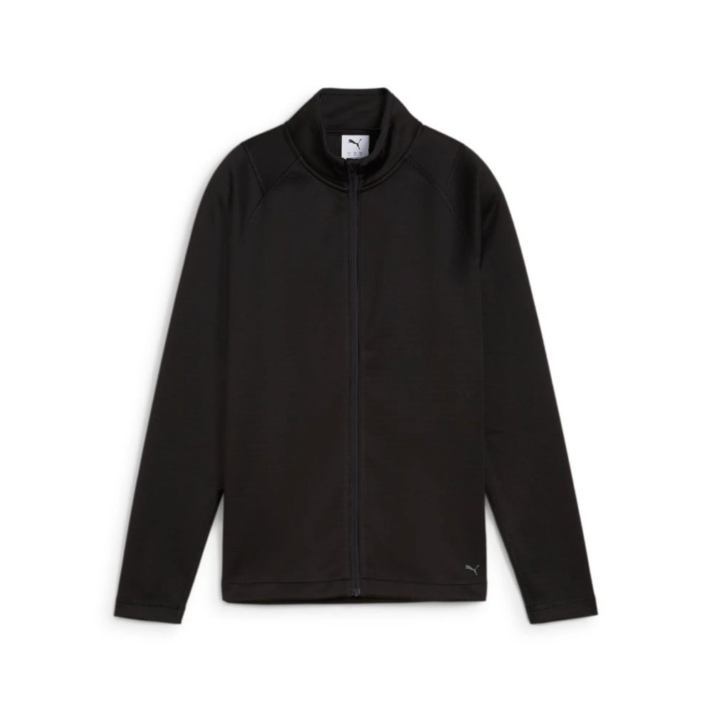 Puma Womens Waffle Fleece Full Zip - Black