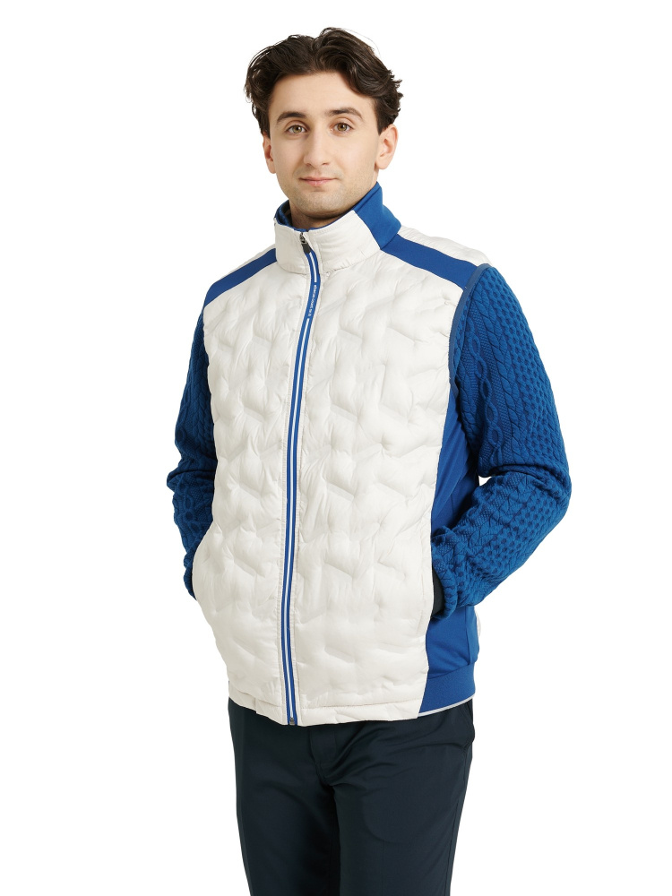 Abacus Mens Portrush Hybrid Vest - Atlantic/Clam