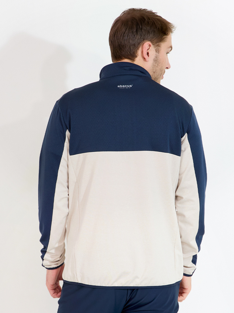 Abacus Mens Erne Midlayer - Clam Melange