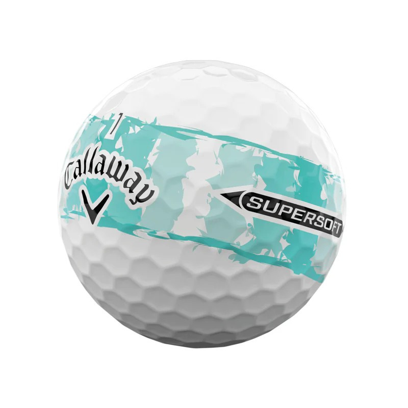 Callaway Supersoft 2025 Distressed Stripe - Teal