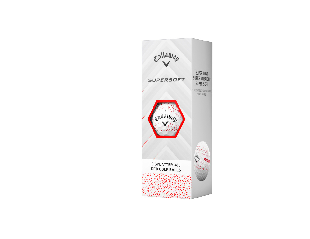 Callaway Supersoft 2025 - Red Splatter