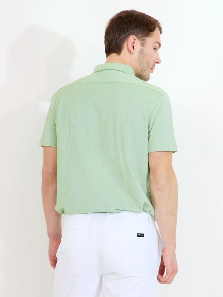 Abacus Mens Hillside Polo - Apple